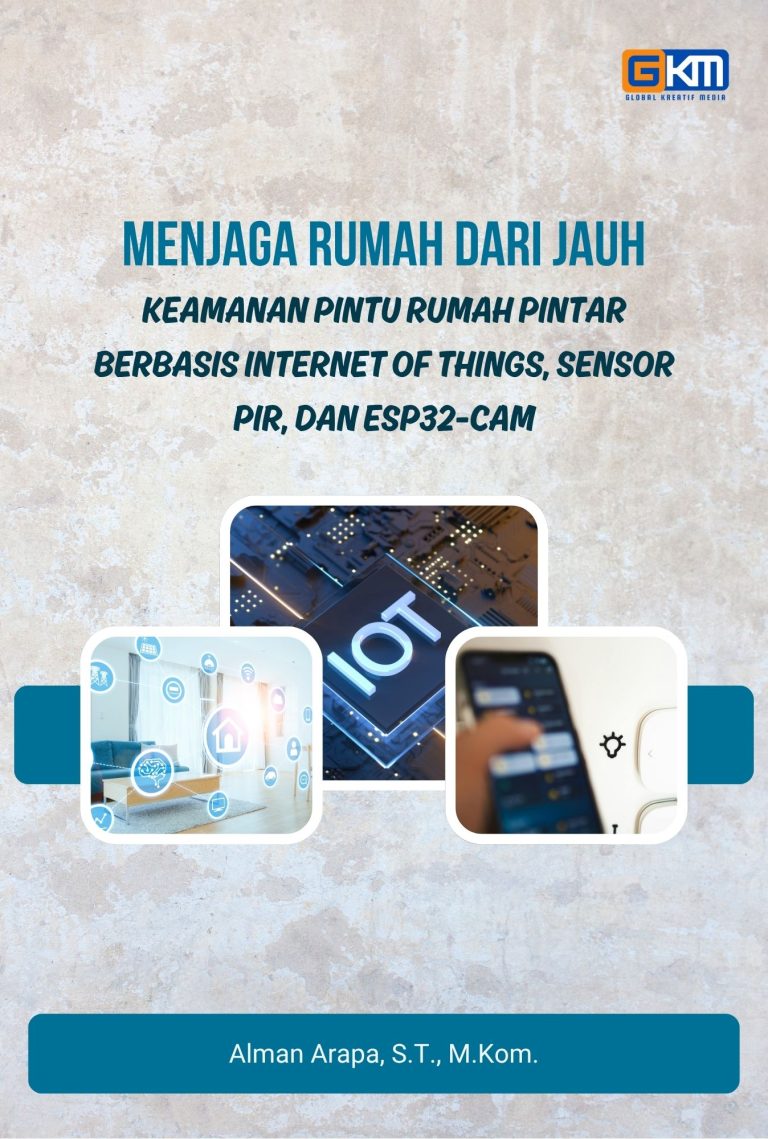 buku berjudul: Menjaga Rumah Dari Jauh: Keamanan Pintu Rumah Pintar Berbasis Internet Of Things, Sensor Pir, Dan ESP32-CAM